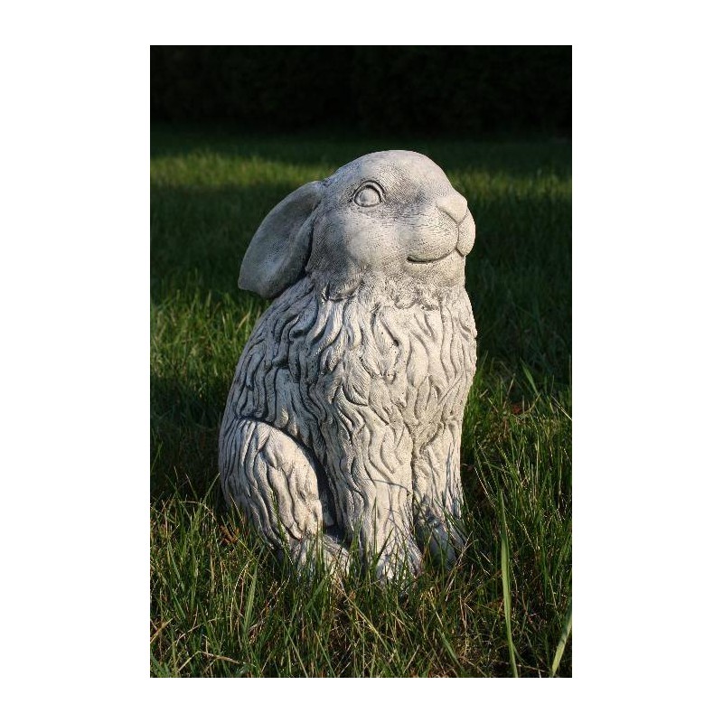 Figurka ogrodowa betonowa Zajączek Zając siedzący