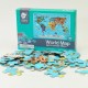 CLASSIC WORLD Puzzle Mapa Świata Kontynenty 48 el.
