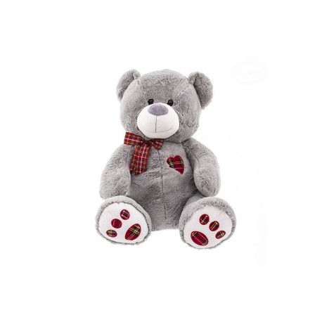 Miś pluszowy siedzący 50 cm GREY szary