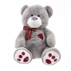 Duży Miś pluszowy siedzący 40 cm GREY szary www.alimar24.pl