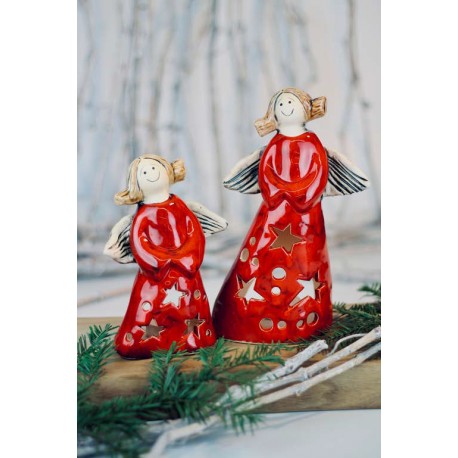 Aniołki świąteczne Anioł TOSIA Dwa kolory.