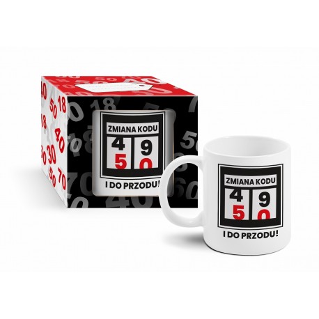 50 lat Kubek ceramiczny Zmiana Kodu i do Przodu