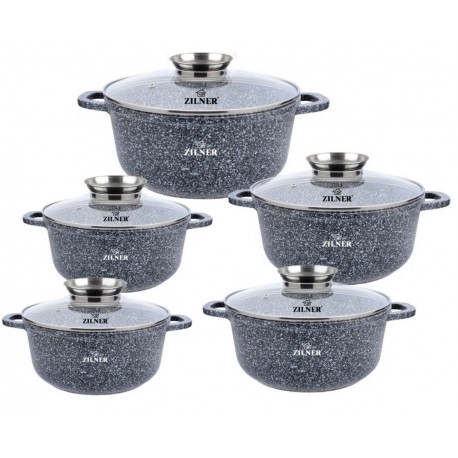 ZESTAW 5 GARNKÓW MARMUROWYCH ZILNER ZL-7055-A