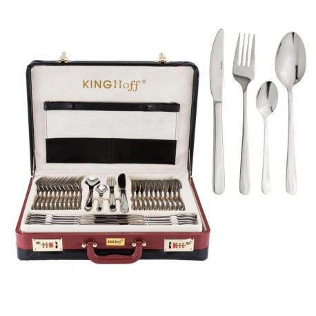 SZTUĆCE KINGHOFF 84 EL. POŁYSK KH-1576 (3519)