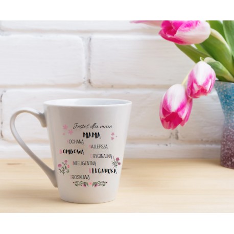 Kubek latte na Dzień Matki