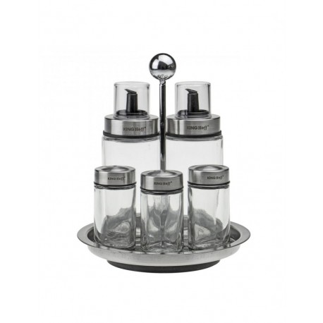 ZESTAW DO PRZYPRAW 6 EL. PRZYPRAWNIK KINGHOFF KH-1648