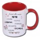 Kubek czerwony na Dzień Matki 300ml
