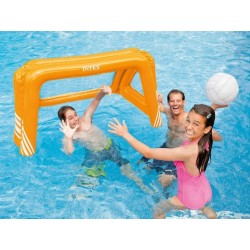 Dmuchana pływająca bramka z piłką dla dzieci 58057