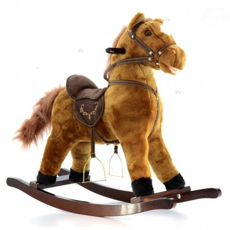 KONIK BUJANY DLA DZIECI NA BIEGUNACH DŹWIĘK