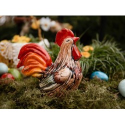 Kogut, kogucik kolorowe pióra. Wyrób ceramiczny www.alimat24.pl