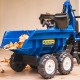 Falk Traktor na pedały New Holland z przyczepą oraz łyżką i koparką
