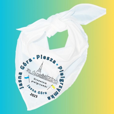 Chusta chusty dla grup pielgrzymkowych z logo lub dowolnym nadrukiem 10 szt