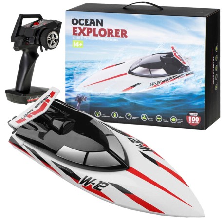 ŁÓDŹ ZDALNIE STEROWANA NA PILOTA RC WLTOYS WL912A