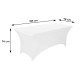 Obrus pokrowiec na stół cateringowy 180cm biały