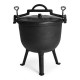 Kociołek żeliwny stojący 15L garnek myśliwski ognisko grill MultiGarden