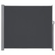 Markiza boczna tarasowa LUARO parawan zwijana 180 x 400 cm szara