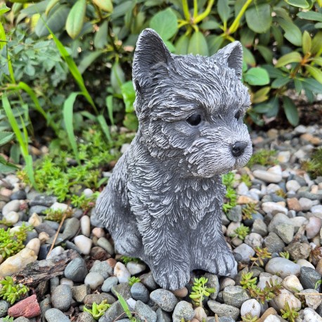 Mały piesek Figurka dekoracyjna ogrodowa