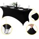 Obrus pokrowiec na stół cateringowy 180cm czarny