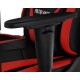 Fotel obrotowy gamingowy. Krzesło obrotowe dla gracza czerwony 3 pozycje rozkładania