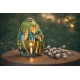 Jajko wielkanocne ażurowe lampion duże 25 cm