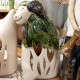 Baranek lampion świecznik 26 cm - wyrób ceramiczny