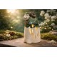 Baranek lampion świecznik 26 cm - wyrób ceramiczny