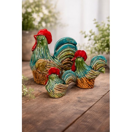 Kogut ceramiczna dekoracja do domu i ogrodu. Alimar24.p