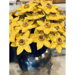 Żonkil żonkile kwiaty ceramiczne średnica kwiatu 10 cm, dł.łodygi 50 cm