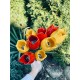 Tulipan, tulipany kwiaty ceramiczne wys.kwiatu 7 cm, dł. łodygi 50 cm