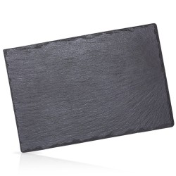 Taca do serwowania kamienna łupek prostokątna 30x20cm VILDE 139611
