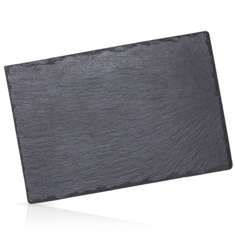 Taca do serwowania kamienna łupek prostokątna 30x20cm VILDE 139611