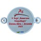 Szprychówka odblaskowa do roweru druk Logo dwustronny