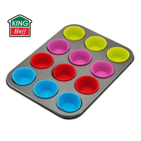 FORMA BLASZANO-SILIKONOWA DO BABECZEK x12 KINGHOFF KH-4188